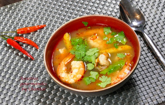 Tom Yam Kung Soupe Tha La Citronnelle Et Aux Crevettes