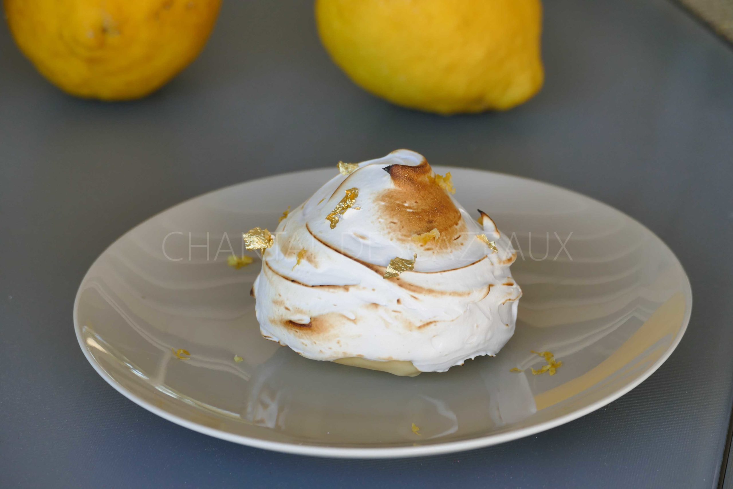 Dessert Citron De Menton Inspire D Alexis Lecoffre Assiettes Gourmandes