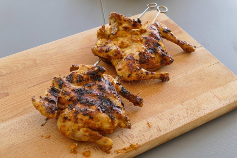 Poulet Grillé Au Bbq à La Portugaise - Poulet Piri-piri